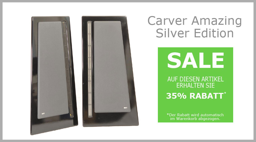 Carver Amazing Silver Edition jetzt im Sale! Sie sparen 35%!