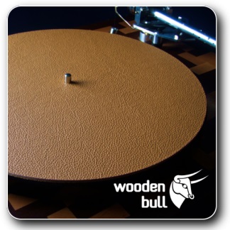 Woodenbull Turntable Mat Woodenbull Retro Tan