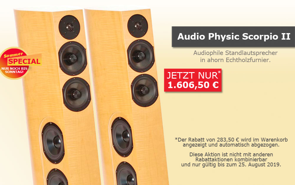 Audio Physic Scorpio II -15% Rabatt! Audio Physic Scorpio II