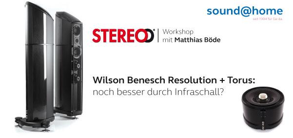 Wilson Benesch Resolution + Torus: noch besser durch Infraschall? Wilson Benesch Resolution und Workshop mit Matthias Böde (STEREO)