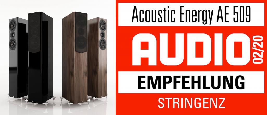 ACOUSTIC ENERGY AE 509 - AUDIO-EMPFEHLUNG ACOUSTIC ENERGY - Standlautsprecher AE 509 Empfehlung der AUDIO