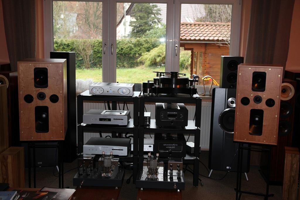 Die neuen großen BBC Monitore Graham Audio LS 5/5 auf den NDHT in Hamburg...