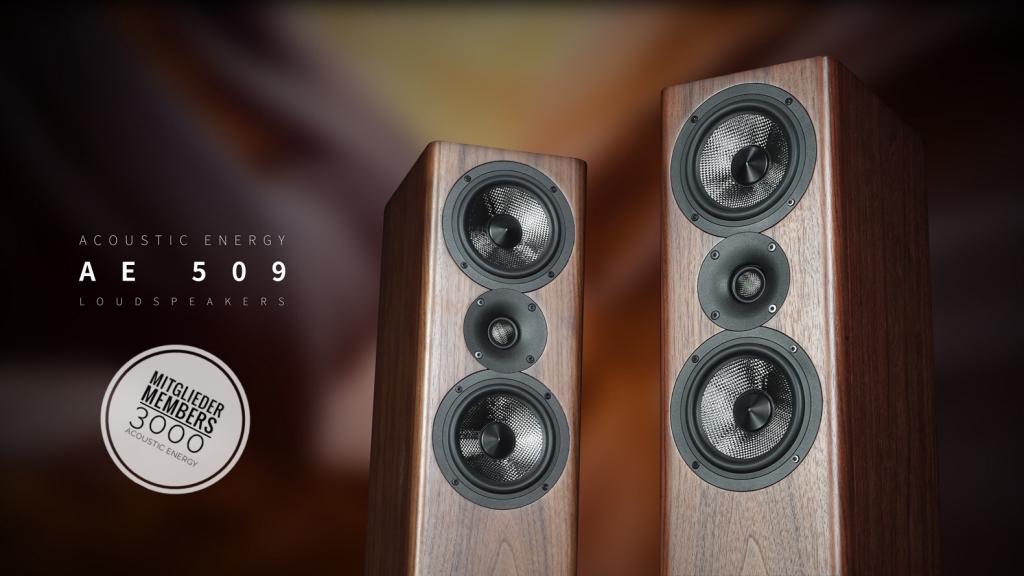 3000 Mitglieder Facebook-Gruppe 3000 Fans für Acoustic Energy Lautsprecher auf Facebook