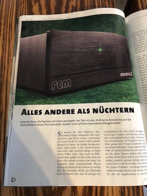 Alles Andere als Nüchtern -  schreibt Christian Bayer in der aktuellen LP 03/20... www.berlin-hifi.de und www.audio-offensive.de