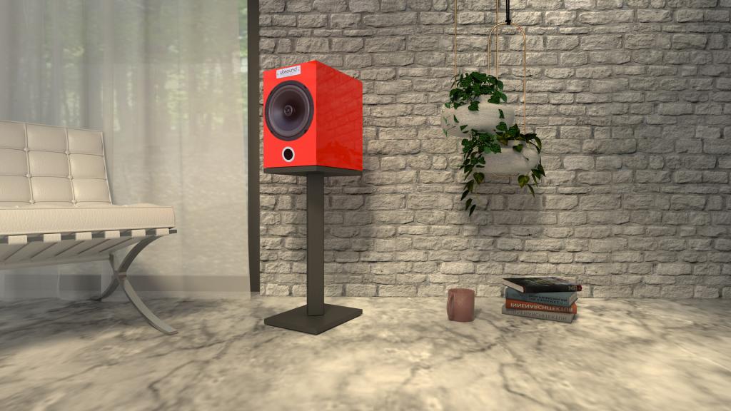 Neuer UBSOUND FEEL FL32 Rot: handgefertigte italienische Premium-Lautsprecher UBSOUND Feel FL32 - Rot