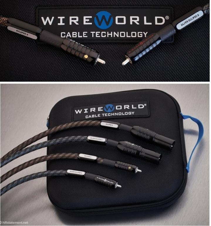 WireWorld Eclipse 8 und Silver Eclipse 8 Interconnect-Kabel Wireworld Audiokabel Kabel Serie8 Hifi Audio HighEnd Interconnect Lautsprecherkabel 