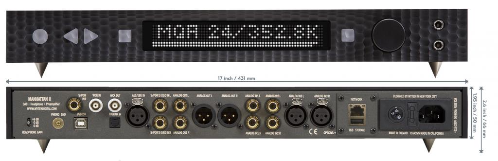 Mytek Digital - Manhattan II Referenz, Brooklyn Bridge, Brooklyn Amp Plus, Brooklyn Dac Plus