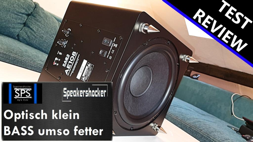 ACOUSTIC ENERGY Subwoofer AE 108² bei Speakershocker "Optisch klein BASS umso fetter"
