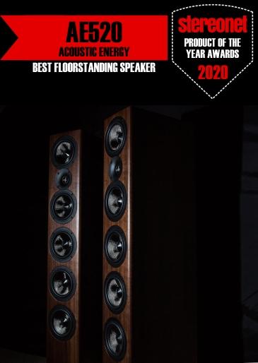 Stereonet-Award 2020 : ACOUSTIC ENERGY AE 520 Stereonet Award 2020 für den Standlautsprecher Acoustic Energy AE 520