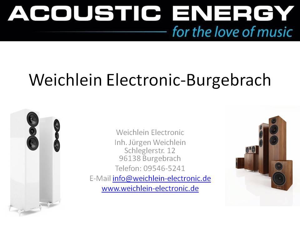 Top Beratung per Telefon oder Mail? Ruf an -Burgebrach- Acoustic Energy Hifihändler und Lautsprecher in Burgebrach bei Bamberg: Weichlein Electronic