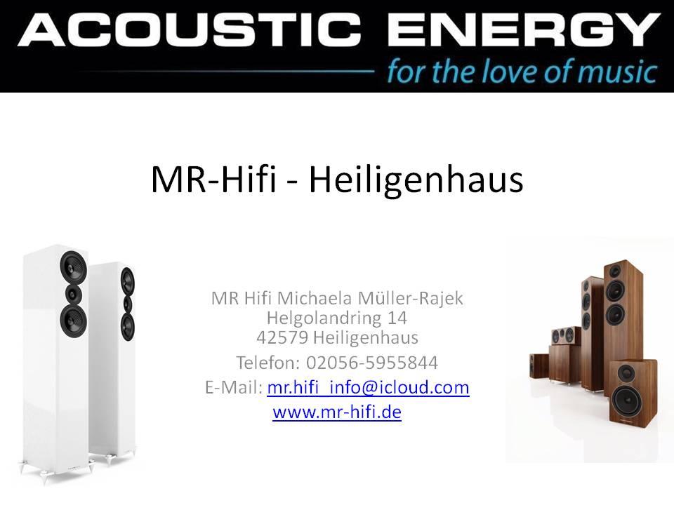 Unser ACOUSTIC ENERGY Partner in Heiligenhaus Acoustic Energy Lautsprecher & Hifihändler in Heiligenhaus: MR-Hifi