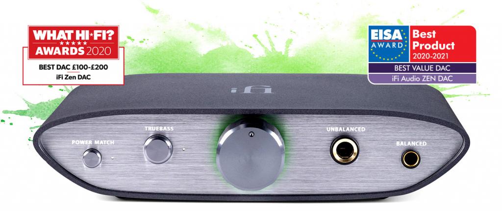 iFi Audio ZEN DAC – Hi-Res D/A-Wandler mit USB3.0 Eingang – MQA – inkl. iPower 5 V iFi ZEN DAC & iPower 5V