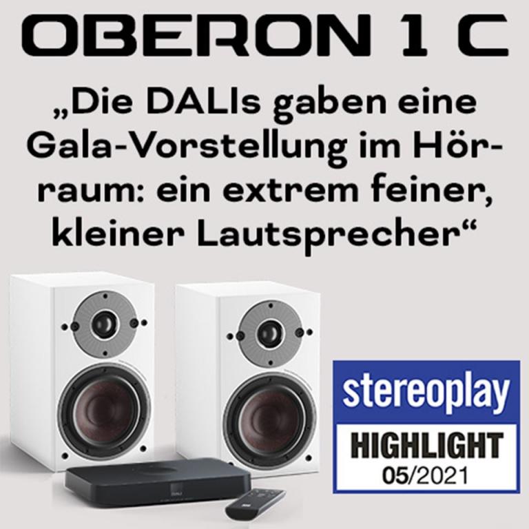 OBERON 1 C Aktivlautsprecher überzeugen die STEREOPLAY Redaktion