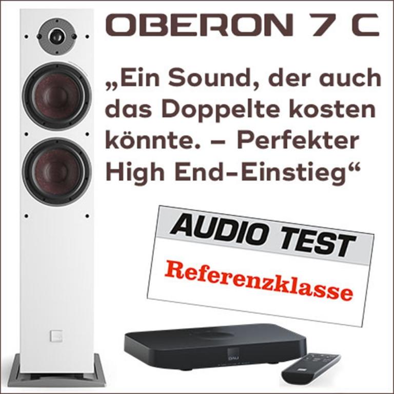 DALI OBERON C Aktivlautsprecher sind Referenz bei AUDIO TEST Aktiv und kabellos - DALI OBERON 7C mit Sound Hub Compact  