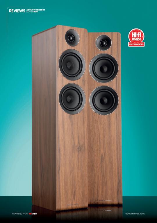 ACOUSTIC ENERGY AE 109 - Hifi Choice  Empfehlenswerter Standlautsprecher bei Hi-fi Choice: Acoustic Energy AE 109