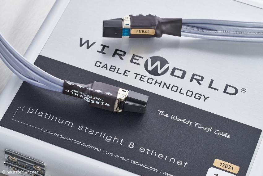 WireWorld - Platinum Starlight Ethernet - Ein CAT 8 Referenzkabel ! WireWorld_CAT8_Kabel_Digital_Switch_Streamer_RJ45_LAN_Router_Verbindung_Bluetooth_W-LAN