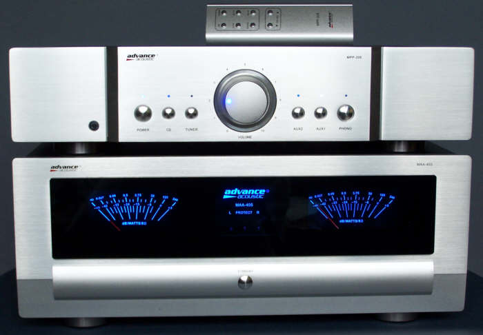 Advance Acoustic - Die High End Preisbrecher aus Frankreich!! Advance Acoustik MMA 405 und MMP 205 Vor- Endverst