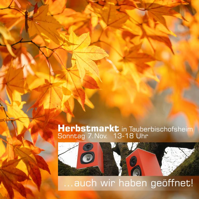 Herbstmarkt in Tauberbischofsheim ... wir haben offen!!!