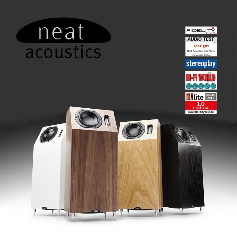 Lautsprecher von NEAT Acoustics - jetzt Hörtermin vereinbaren 