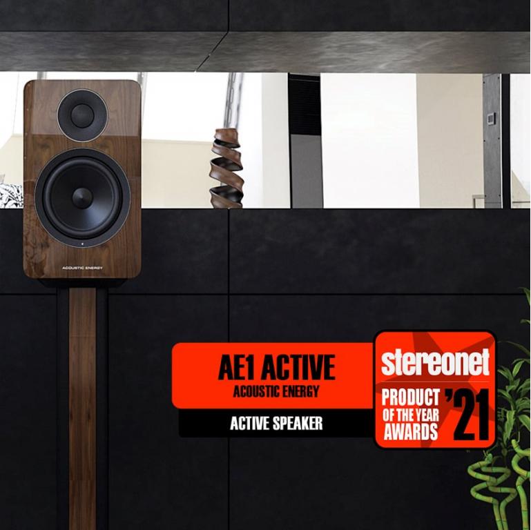 stereonet Produkt des Jahres: ACOUSTIC ENERGY AE 1 Active Produkt des Jahres der stereonet Redaktion, Kategorie Aktivlautsprecher: Acoustic Energy AE 1