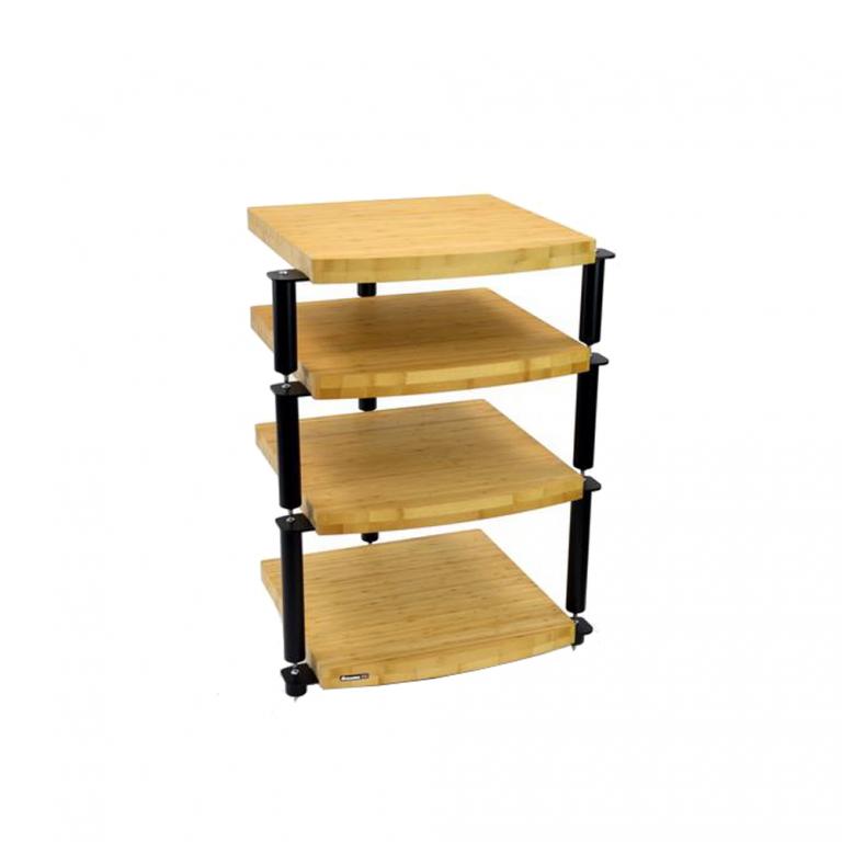 Atacama - Eris2 Eco 5.0 - Hi-Fi-Rack mit 4 Ebenen (helles Bambus Vollholz): 777,70 € (UVP: 888,80 €) 