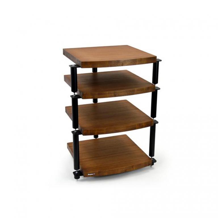 Atacama - Eris2 Eco 5.0 - HiFi-Rack mit 4 Ebenen (dunkles Bambus Vollholz): 888,80 € (UVP: 999,90 €) 