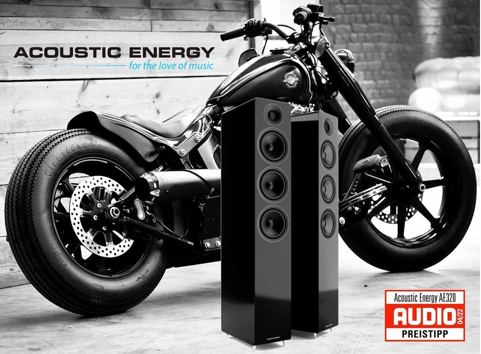 Preistipp! – Standlautsprecher ACOUSTIC ENERGY AE 320 in der AUDIO Mehr Hubraum. Was haben eine 