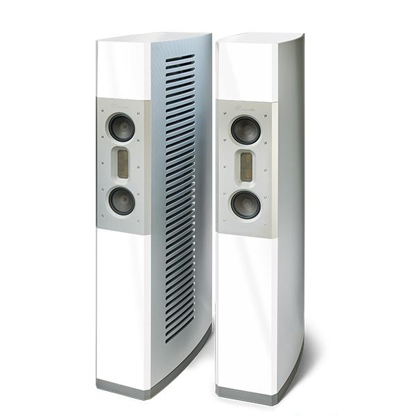 BURMESTER - B100 Lautsprecher Hochglanz Weiß (1 Paar) Aussteller in perfektem Zustand nur 28.299,- €