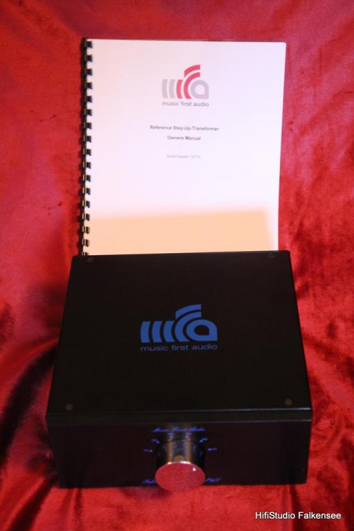 Music First Audio Reference Step up Transformer neu in unserer Vorführung ! www.audio-offensive.de und www.berlin-hifi.de