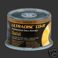 MFSL ULTRADISC CD-R  24Karat Gold MFSL ULTRADISC CD-R auf 50er Spindel