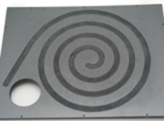 Wecken Sie Ihren Linn Sondek LP 12 auf! - Klangsteigerung mit der RDC-Bodenplatte Bodenplatte mit RDC gefüllter Spiralnut