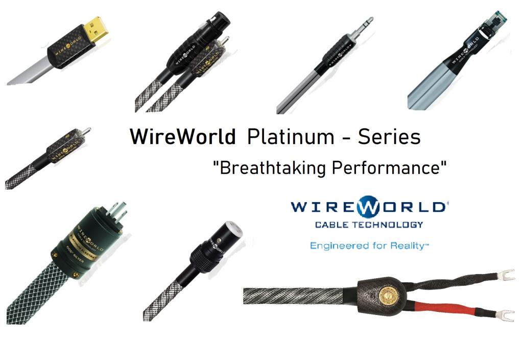 Die WireWorld Platinum Serie - Referenzkabel für alle Bereiche ! WireWorld_Kabel_Hifi_Audio_Lautsprecher_Lautsprecherkabel_Interconnect_Bluetooth_OFC_OCC_Babe