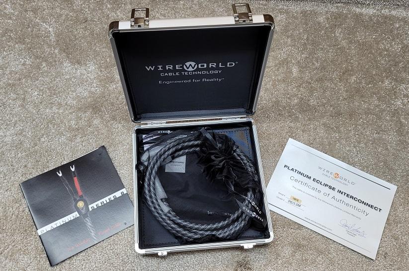 WireWorld Platinum Interconnect - Referenz-Kabel mit 7N OCC Silberleitern in pat. DNA-Helix!!