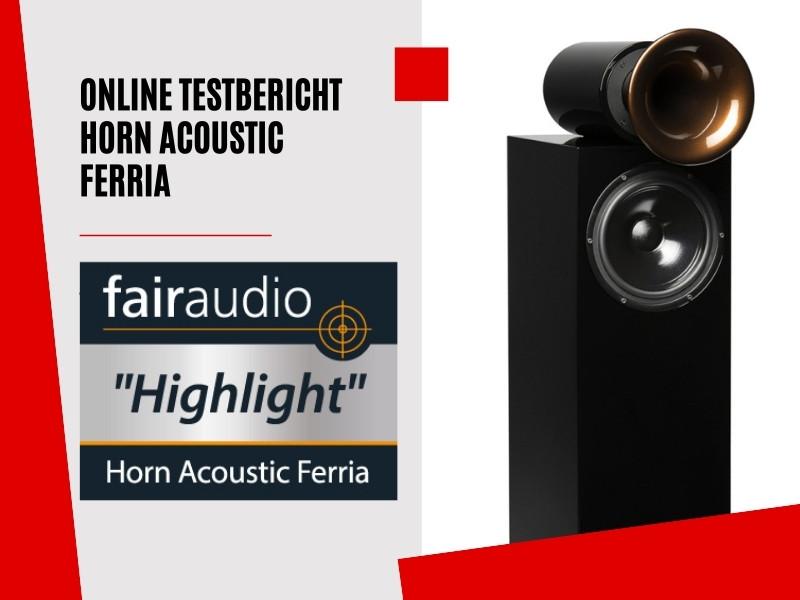 Testbericht Horn Acoustic Ferria Lautsprecher