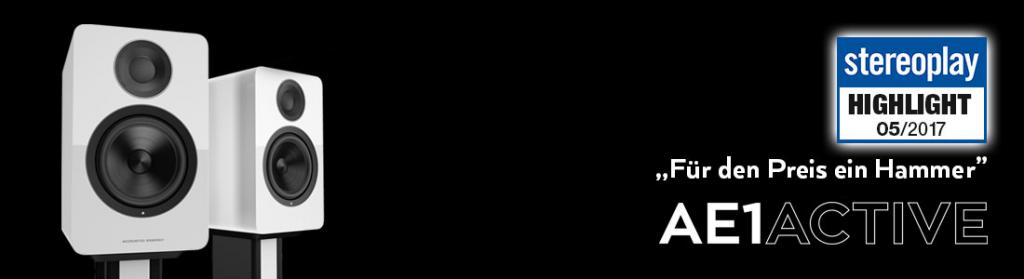 ACOUSTIC ENERGY AE 1 Active - Highlight Stereoplay 5/2017 stereoplay-Highlight: Acoustic Energy AE 1 Active 