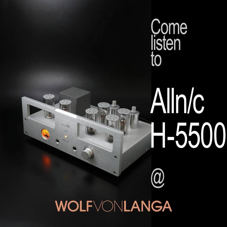 ALLNIC H-5500 Phono Traum mit 4 Eingängen, 2x MC, 2x MM WOLF VON LANGA 