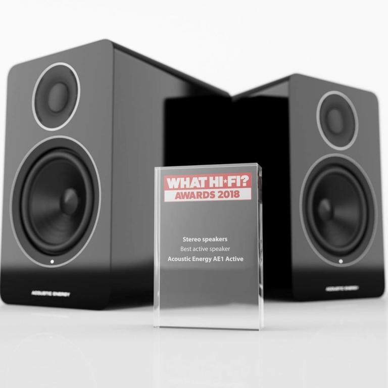 ACOUSTIC ENERGY AE 1 Active im WhatHifi? Test – 5 Stars