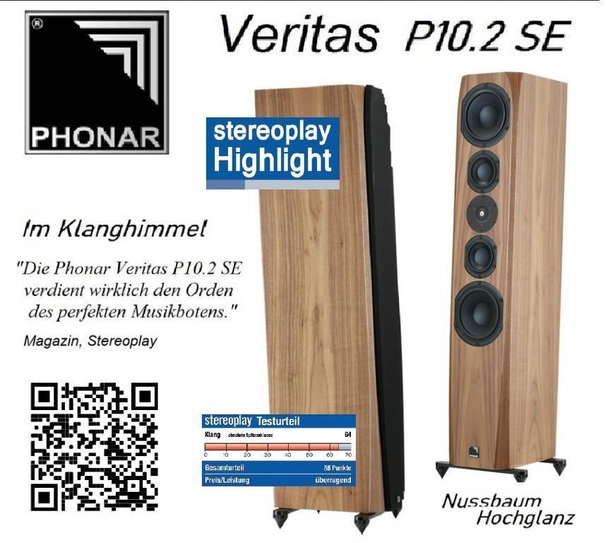 Phonar Veritas P10.2 SE - Die Special Edition: Ein Lautsprecher für den Klanghimmel! In Vorführung! Phonar_Veritas_Next_Bluetooth_P10_Lautsprecher_Hifi_mp3_Kabel_ScanSpeak_Passiv_Aktiv_Verstärker