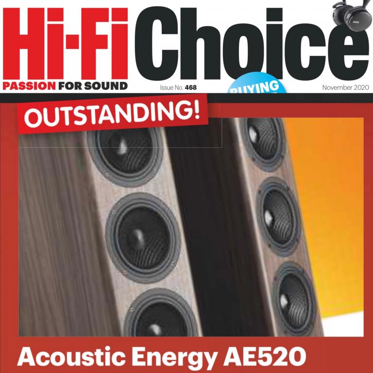 Empfehlung - ACOUSTIC ENERGY AE 520 in der Hi-Fi Choice Empfehlung in der Hi-Fi choice mit dem Standlautsprecher Acoustic Energy AE 520
