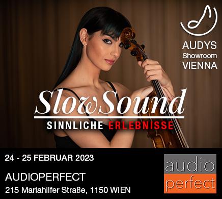OPEN HOUSE Slow Sound - Sinnliche Erlebnisse Einladung 24 & 25 Februaraudioperfect Wien