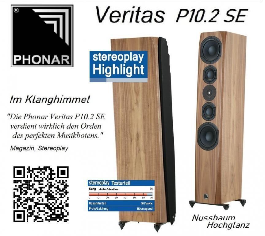 Phonar Veritas P10.2 SE - Die Special Edition: Ein Lautsprecher für den Klanghimmel! In Vorführung!