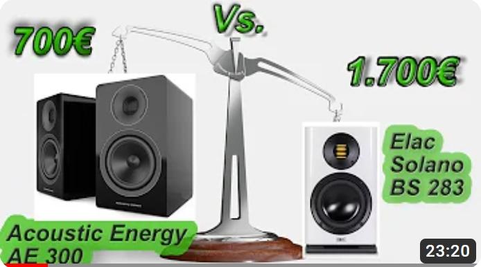 Video: Vergleich ACOUSTIC ENERGY vs. Elac Solano BS 283