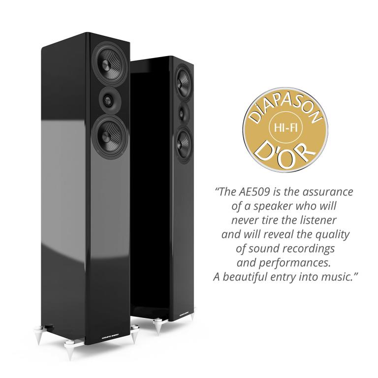 Diapason d’or für ACOUSTIC ENERGY Standlautsprecher AE 509  Diapason d'or für den Lautsprecher Acoustic Energy AE 509