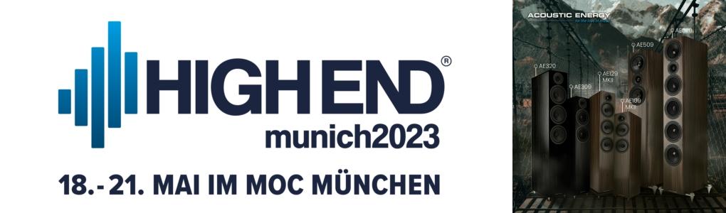 ACOUSTIC ENERGY auf der HIGH END 2023 Acoustic Energy präsentiert sich auf der High End 2023
