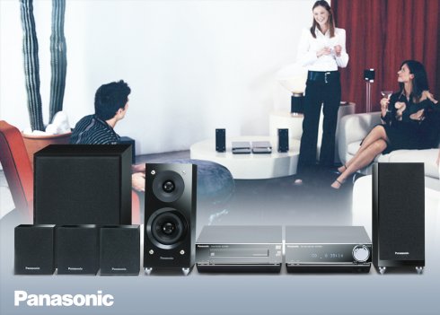 Design-DVD-Komplett-Systeme von Panasonic