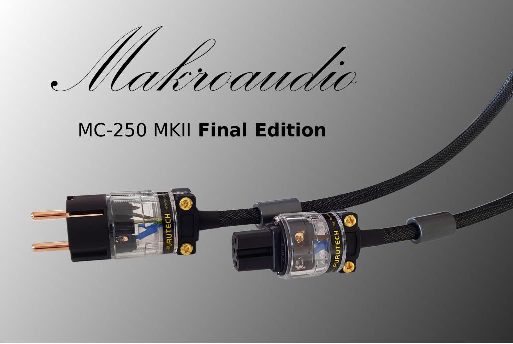 Makroaudio MC-250 MKII Final Edition Highend Netzkabel Makroaudio MC-250 MKII