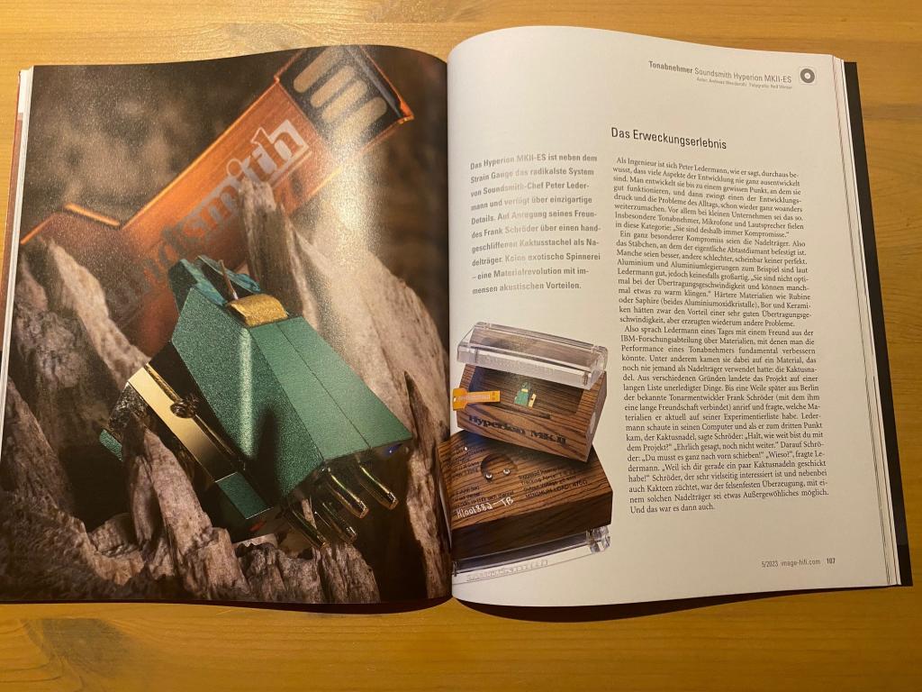 Das Erweckungserlebnis schreibt Andreas Wenderoth im neuen Image zum Soundsmith Hyperion MK II ES www.audio-offensive.de und www.berlin-hifi.de