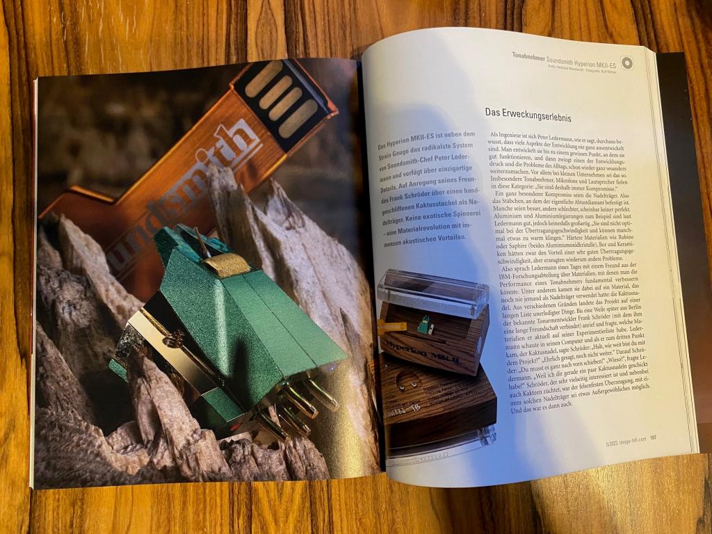 Das Erweckungserlebnis schreibt Andreas Wenderoth im neuen Image zum Soundsmith Hyperion MK II ES www.audio-offensive.de und www.berlin-hifi.de