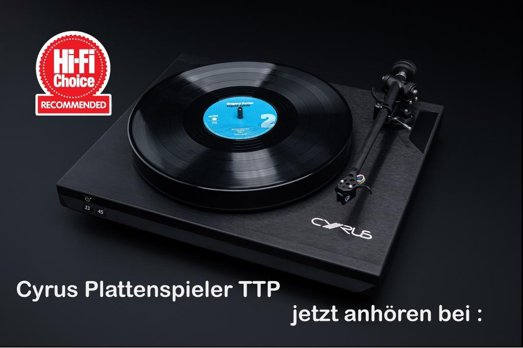 CYRUS Plattenspieler TTP im Fachhandel 