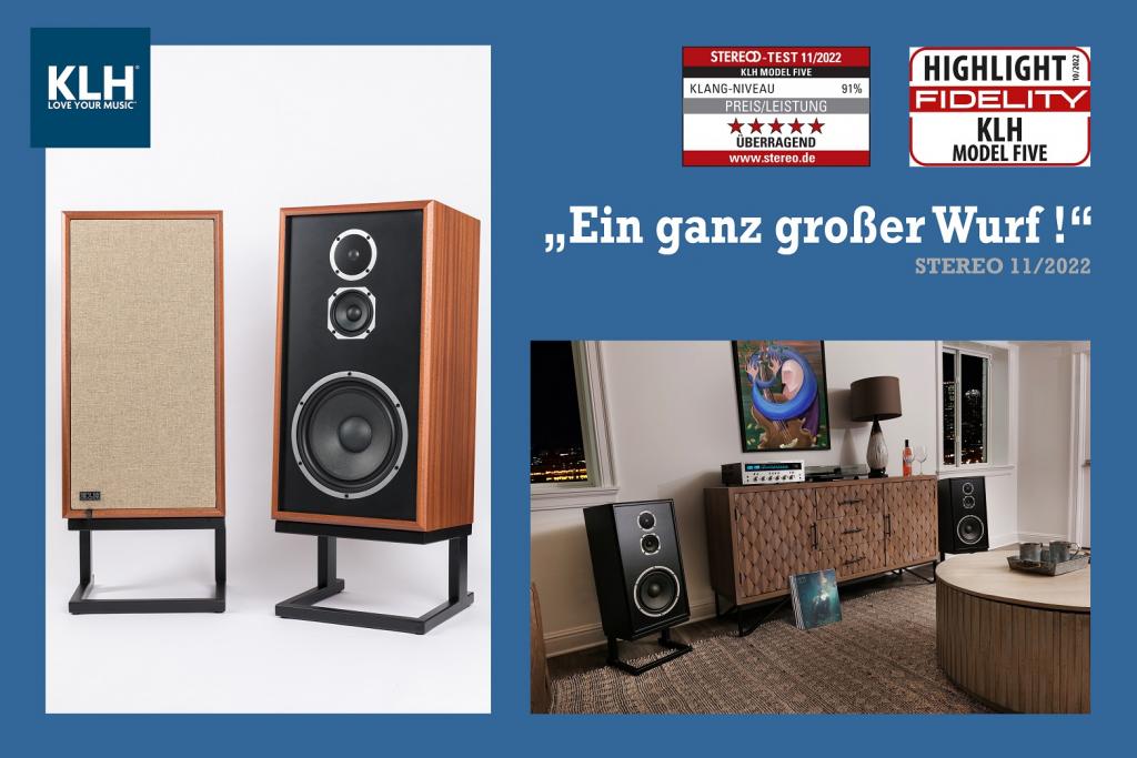 KLH Lautsprecher Model Five im Test 